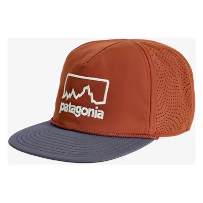 Kšiltovka Patagonia Snowfarer Cap - outline logo/fox red