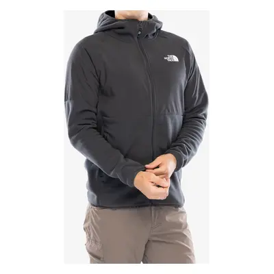 Mikina s kapucí The North Face Glacier Heavyweight Full Zip HD - asphalt grey/asphalt grey