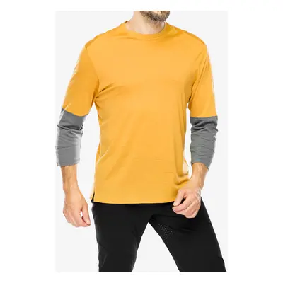 Cyklistické triko Patagonia Merino 3/4 Sleeve Bike Jersey - golden caramel