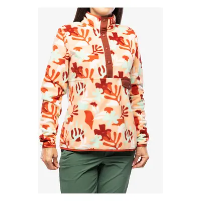 Fleece mikina dámská Helly Hansen Maridalen Fleece - terracotta icon print