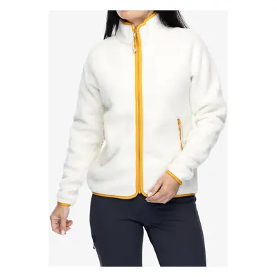 Fleecová mikina dámská Fjallraven Vardag Pile Fleece - chalk white