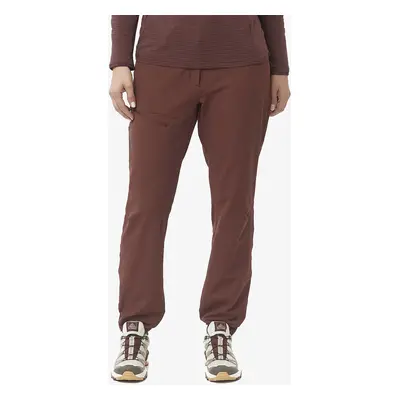 Turistické kalhoty dámské Salomon Wayfarer Warm Pant - rum raisin