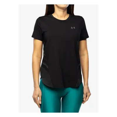 Běžecké tričko dámské Under Armour Iso-Chill Laser Tee II - black/pitch gray/reflective