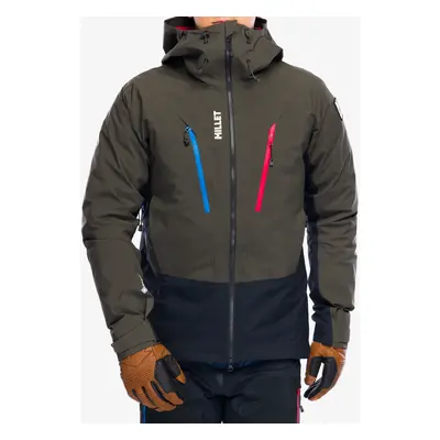 Bunda na skialpinismus Millet Trilogy V Icon GTX Pro Jacket - black/deep jungle