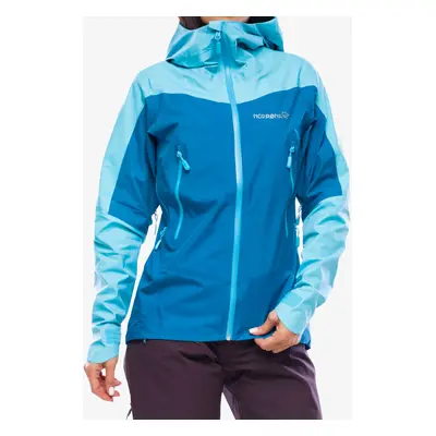 Dámská nepromokavá bunda s membránou Norrona Falketind GORE-TEX Jacket - aquarius/mykonos blue