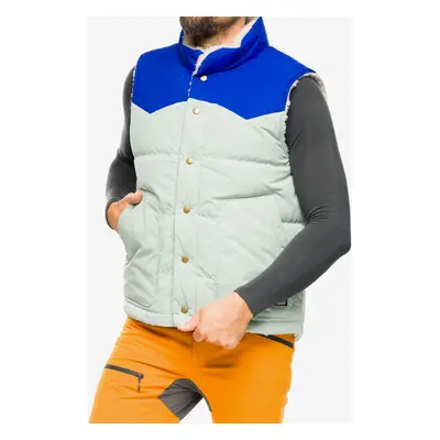 Pánská vesta Patagonia Reversible Bivy Down Vest - sleet green