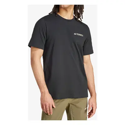 Bavlněné tričko adidas TERREX Back Graphic T-Shirt - black