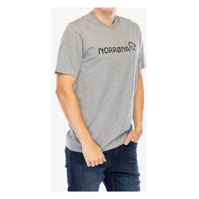 Bavlněné tričko Norrona Cotton Norrona Viking T-Shirt - drizzle melange