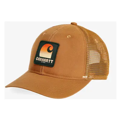 Kšiltovka Carhartt Canvas Mesh-Back C Patch Cap - carhartt brown