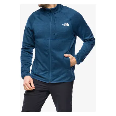 Mikina bez kapuce The North Face Canyonlands Full Zip - shady blue heather