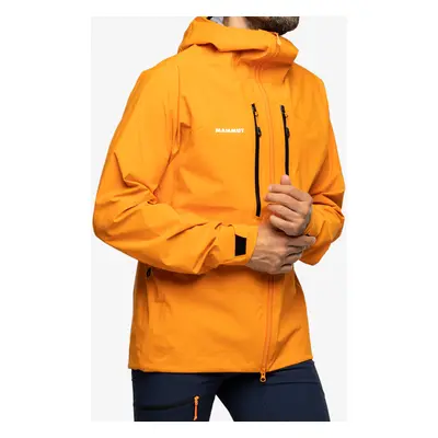 Membránová bunda Mammut Taiss HS Hooded Jacket - dark tangerine