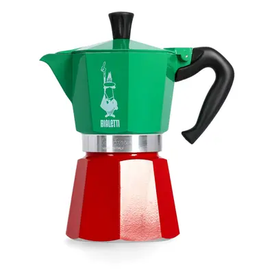 Cestovní kávovar Bialetti Moka Express Italia 6TZ - grn/red