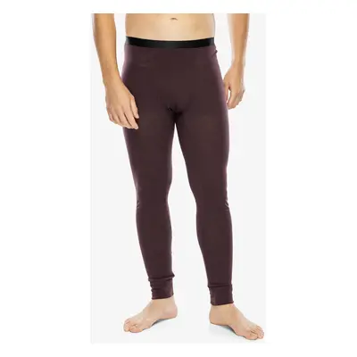 Termolegíny Odlo Merino BL Bottom Long - fudge