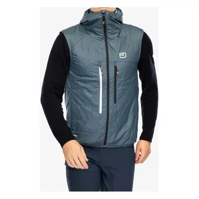 Zateplená vesta Ortovox Swisswool Piz Boe Vest - dark arctic grey