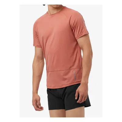 Rychleschnoucí triko Salomon Cross Run S/S Tee - light mahogany