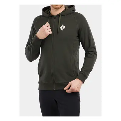 Mikina Black Diamond Chalked Up Full Zip Hoody - cypress