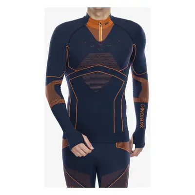 Funkční mikina X-Bionic Energy Accumulator Light Shirt LS 1/2 Zip - marine/orange