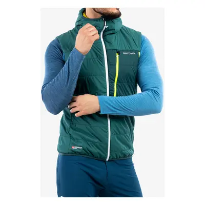 Vesta Ortovox Swisswool Piz Duan Vest - pacific green