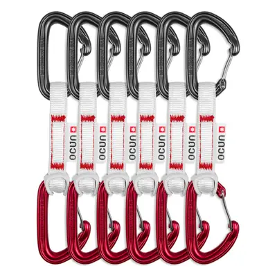 Lezecké expresky Ocun Kestrel QD Bio-Dyn-Ring mm cm 6-pack - red