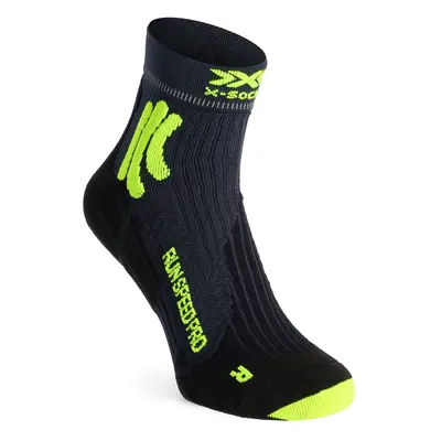 Běžecké ponožky X-Socks Run Speed Pro 4.0 - charcoal/phyton yellow/black