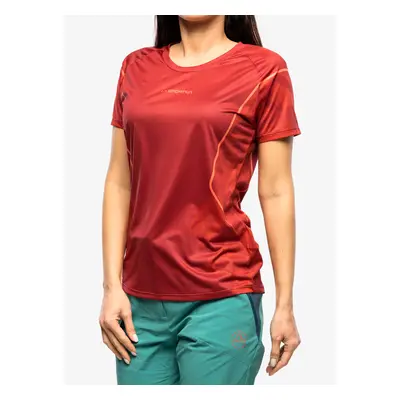 Běžecké tričko dámské La Sportiva Pacer T-Shirt - velvet/cherry tomato