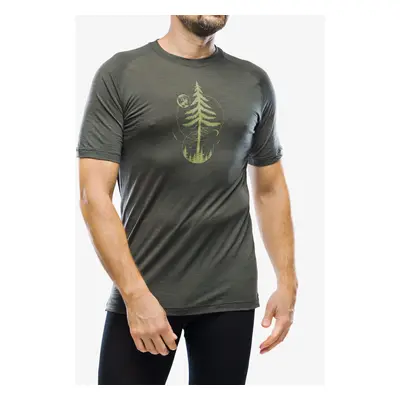 Termotriko Sensor Merino Air PT Tee S/S - olive green earth