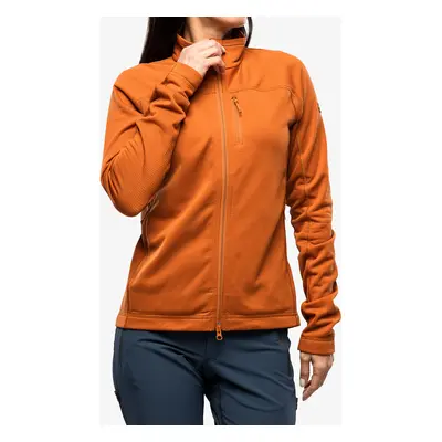 Dámská mikina na zip Fjallraven Abisko Lite Fleece Jacket - terracotta brown