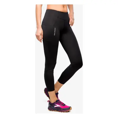 Dámské legíny Salomon Cross Run 25&#039;&#039; Tight - deep black