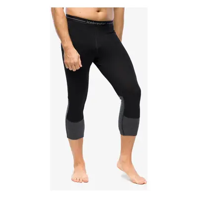 Termolegíny Icebreaker Merino ZoneKnit Legless - black/jet