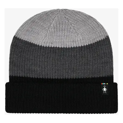 Zimní čepice Smartwool Cantar Colorblock Beanie - black