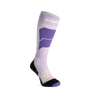 Lyžařské ponožky X-Socks Ski Perform Merino OTC - muted lavender/light sand