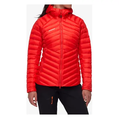 Dámská péřová bunda Mammut Broad Peak IN Hooded Jacket - mammut red