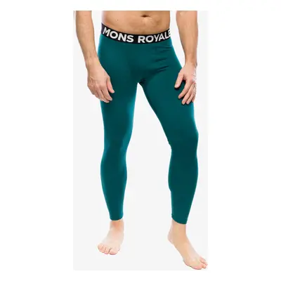 Termolegíny Mons Royale Cascade Merino Flex Legging - evergreen