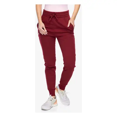 Kalhoty dámské Under Armour Rival Fleece Joggers - cardinal/white