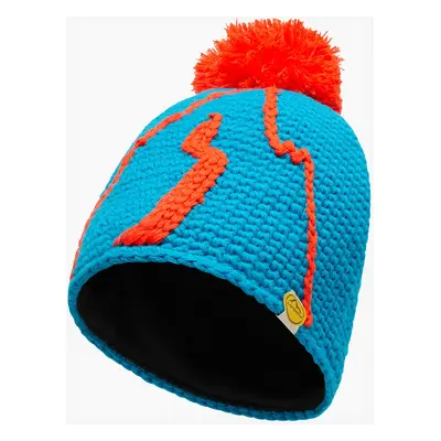 Zimní čepice La Sportiva Dorado Beanie - tropic blue/cherry tomato