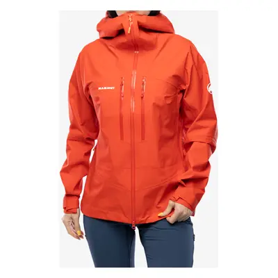 Dámská nepromokavá bunda s membránou Mammut Taiss HS Hooded Jacket - mammut red