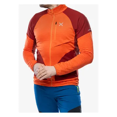 Mikina bez kapuce Montura Thermal Grid Maglia - bright orange/tobacco