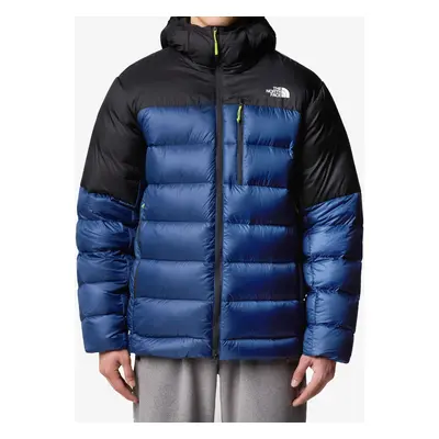 Péřová bunda The North Face Kalix Down Hoodie - shady blue/tnf black