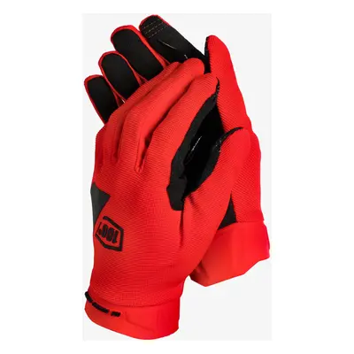 Rukavice na kolo 100% Ridecamp Gloves - red