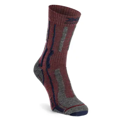 Ponožky X-Socks Trek X Merino LT - dark ruby/midnight blue