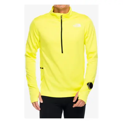 Mikina na běh The North Face Winter Warm Pro 1/4 Zip - firefly yellow