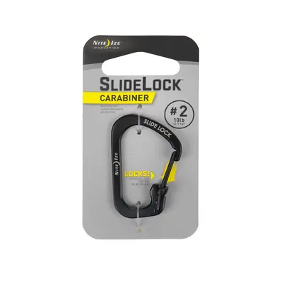 Karabina Nite Ize SlideLock Carabiner - black