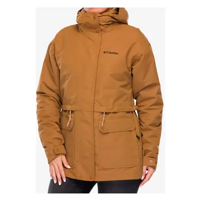 Bunda 3v1 dámská Columbia Drop Ridge II Interchange Jacket - camel brown