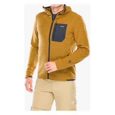 Mikina s kapucí Patagonia R1 Air Full-Zip Hoody - raptor brown