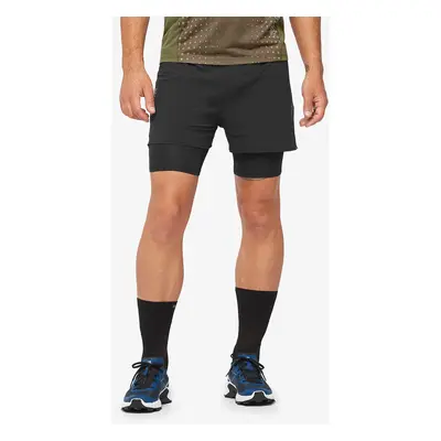 Běžecké kraťasy Salomon Sense 2in1 Shorts - deep black