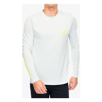 Mikina na běh Compressport Performance LS Tshirt - ice flow