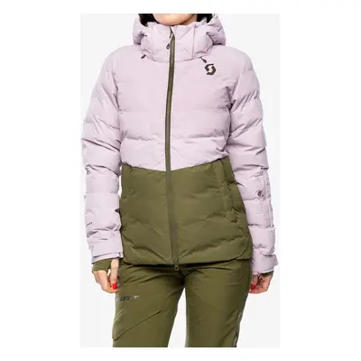 Dámská bunda SCOTT Jacket W&#039;s Ultimate Warm - cloud pink/fir green