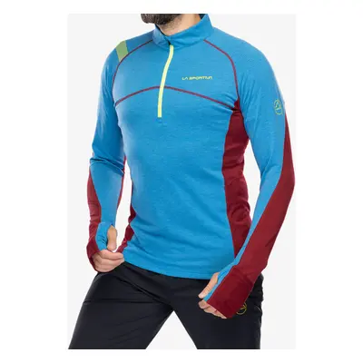 Rozepínací mikina La Sportiva Swift Long Sleeve - electric blue/sangria