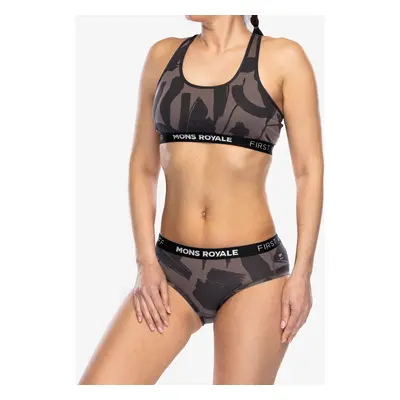 Sportovní podprsenka Mons Royale Sierra Sports Bra - fragments