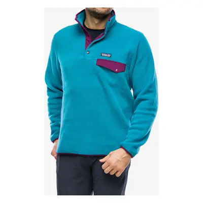 Mikina bez kapuce Patagonia Lightweight Synch Snap-T Pullover - belay blue